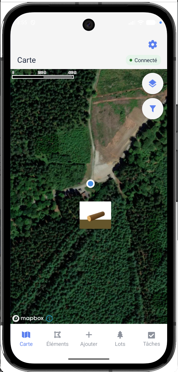 Timbtrack — application mobile