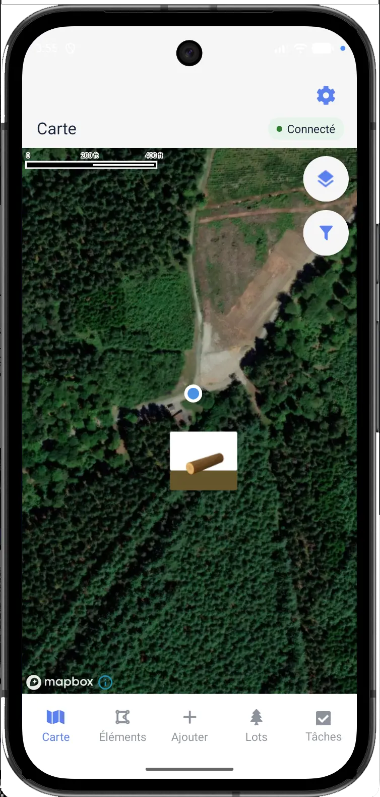 Timbtrack — application mobile